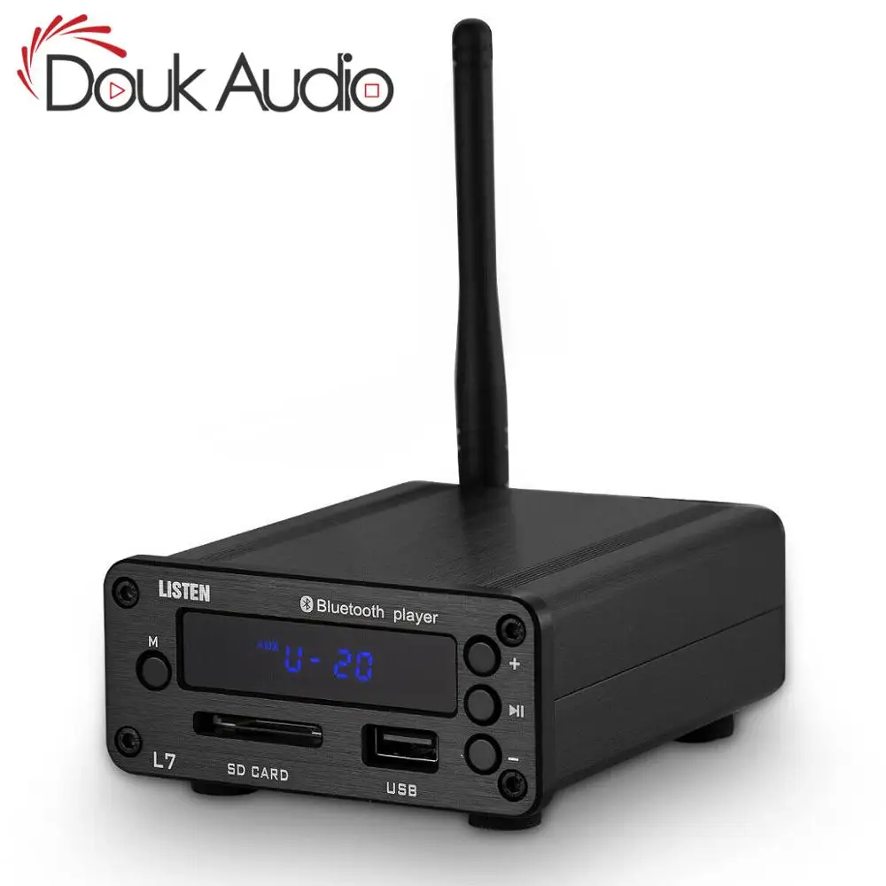 Аудиоплеер Douk Hi-Fi декодер с Bluetooth 5 0 мини предусилитель Поддержка U-диска SD FM-радио
