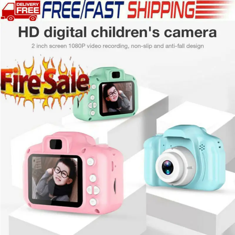 Kids small Digital Camera 2.0HD Screen Video Recorder Camcorde Children Gift