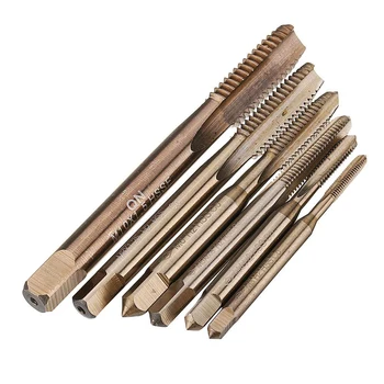 

2019 New High Quality M3-M10 HSS Co M35 Machine Straight Flute Metric Tap Right Hand Male Thread Drill