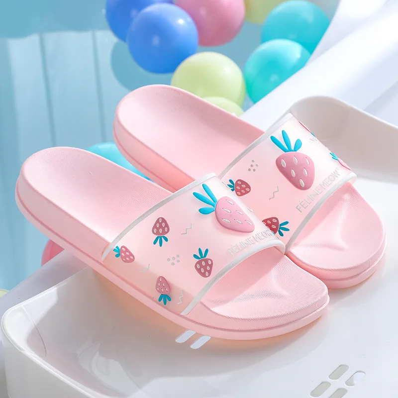 Kids Sandals Girls Boys Beach Pool Slides Children Sandals Anti-Slip Cute Unisex Summer Toddler Slipper
