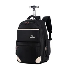 Мужские Оксфордские дорожные сумки на колесиках, дорожные рюкзаки на колесиках, женские рюкзаки на колесиках, мужские деловые чемоданы