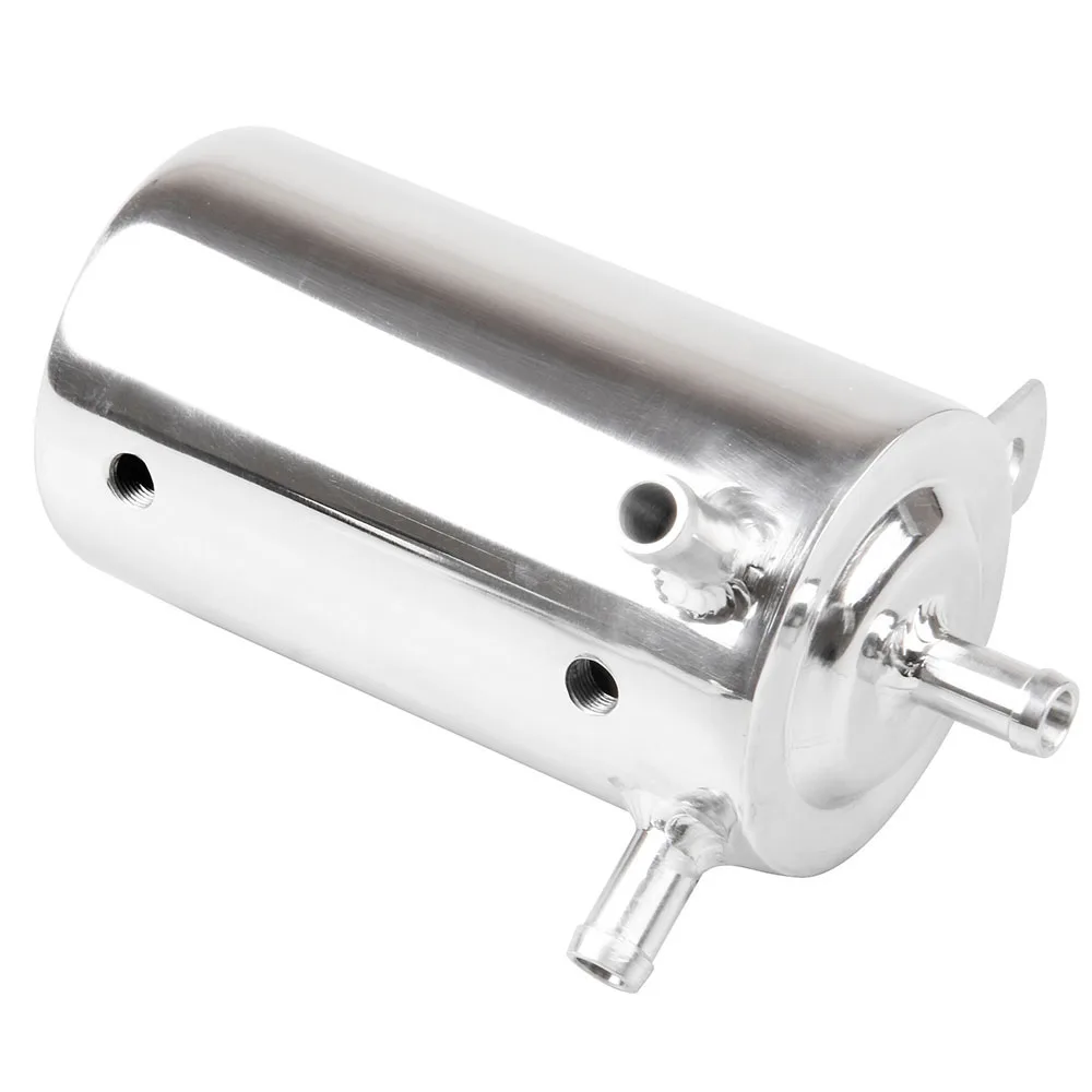 

Universal 0.5L Car Oil Catch Can Air Filter Breather Engine Air Oil Separator Tank Reservoir Oil Catch Tank Fuel Tank Parts