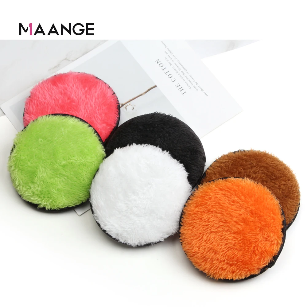 

2/4Pcs Soft Microfiber Makeup Remover Towel Face Plush Puff Reusable Cleansing Cloth Pads Lazy Natural Cleaner Skin Care Tools