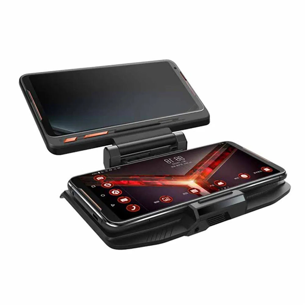 ^*Best Offers Portable Dual Screen Expansion Holder Twin View Dock Screen Projector for ASUS ROG Gaming Phone 2 with Cooler