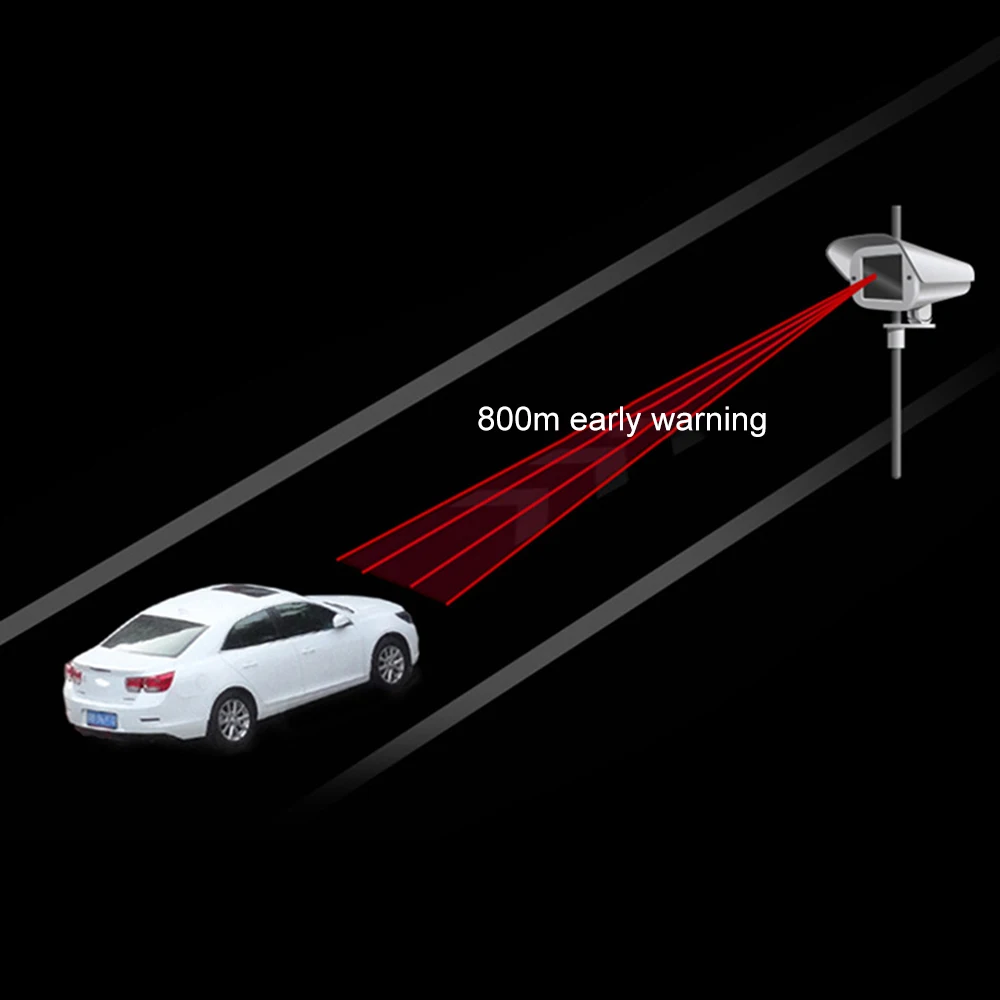 Автомобильный радар-детектор английский русский Авто 360 градусов для транспорта V9 скорость голосовое оповещение Предупреждение 16 полосный Светодиодный дисплей 5