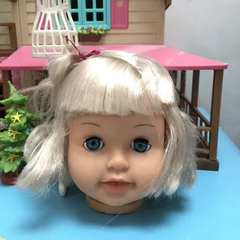 

new brand big size doll head Accessorries on sale Original dolls collection blinking doll