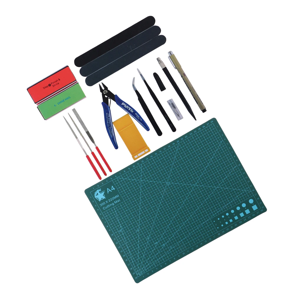 15Pcs RC Car Boat Hobby Model Making Basic Tool Kit for Gundam Modeler Gift