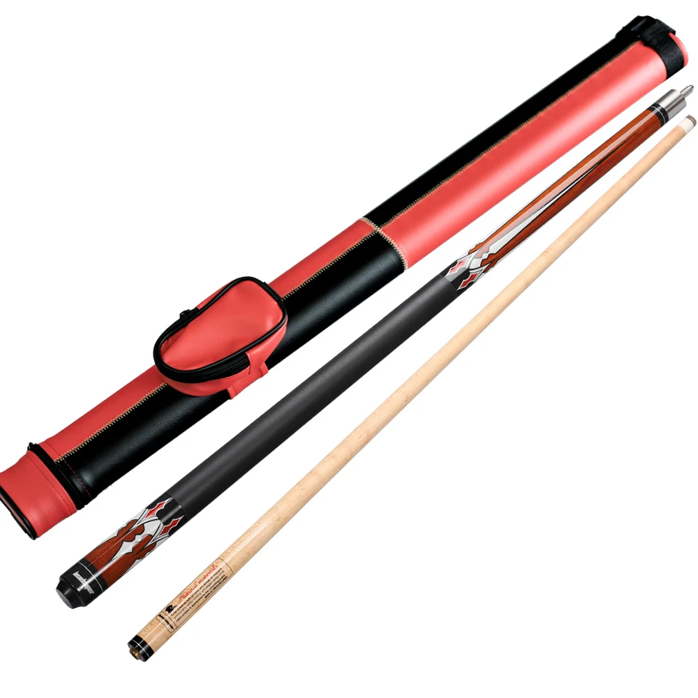 re-1-with-case Leadsuper, RE1-3, кий для бассейна, 13 мм, наконечник, выбранный, жесткий, кленовый вал, ирландский Лен и ПУ, обруч, кий, палочка, профессиональный бильярдный кий, Тако биллар - Цвет: re-1-with-case