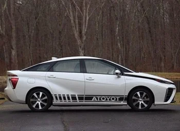 

For 2X Multiple Color Graphic Corolla Camry 86 Prius Car Racing Decal Sticker