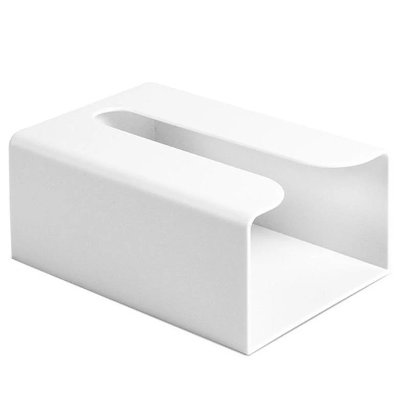 

Wall-Mounted Paper Towel Holder Toilet Tissue Box Paper Storage Organizer