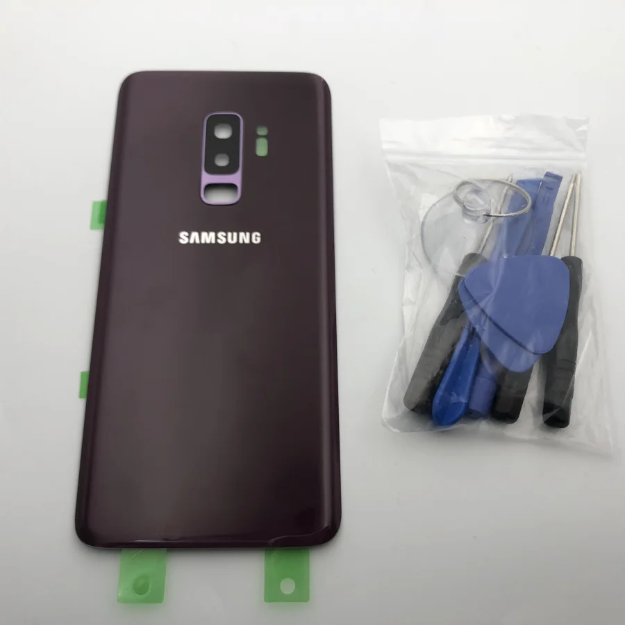 Сменная задняя стеклянная крышка S9 для Samsung Galaxy Plus G965 G965F G965FD Корпус задней двери