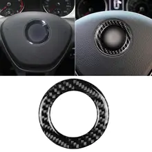 

Car Carbon Fiber Steering Wheel Styling Sticker Decor for Volkswagen Golf 6/7