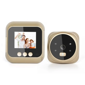 

New 2.4-Inch High-Definition Screen Display Home Smart Video Doorbell Automatic Photo Recording Night Vision