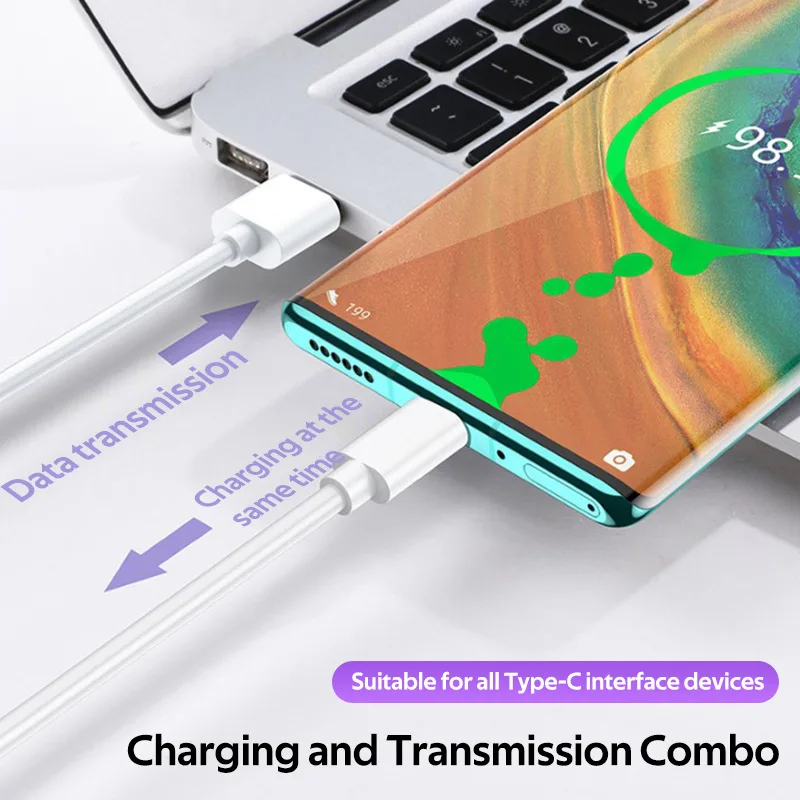 Hot 5A Super Fast Charger USB C Cable Quick Charge 3.0 Type C Charging for Samsung S10 9 for Huawei P30 P20  Lite Xiaomi Mi 9 8 android c type charger