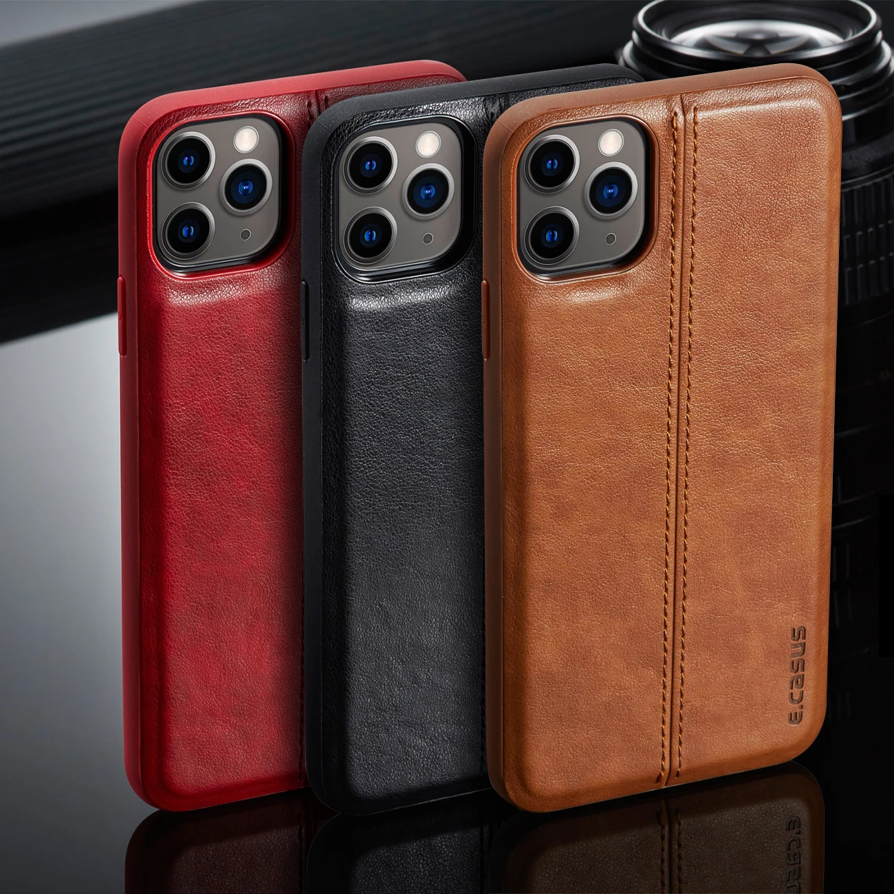 

For iPhone 11 11 Pro 11 Pro Max Case SLIM Luxury Leather Back Case Cover For iPhone 11 XR XS MAX 8 7 6 Plus Shockproof Case