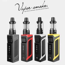 Электронная сигарета 80 Вт коробка мод набор Встроенный 2000 мАч батарея 0.3ohm катушки 3 мл бак большой курительный распылитель вейпер ручка коробка моды наборы