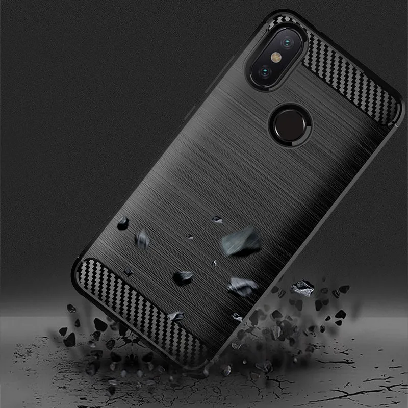 Custodia Per Xiaomi Mi A2 Lite Custodia Xiaomi Mia1 Mia2 Lite Custodie Custodia In Silicone Tpu Paraurti Antiurto In Carbonio Per Xiaomi Mi A1 A2Lite