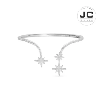 

New Fashion Charms Original Engraving,Triple Météorites Open Cuff For Women Mono Glamour Jewelry Gift