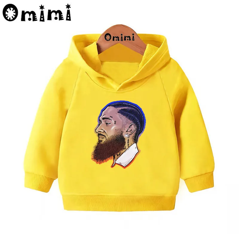 Детские толстовки «рэпер Lil Peep Nipsey Hussle» детские толстовки с капюшоном пуловер для малышей топы для девочек и мальчиков, осенняя одежда KMT5280
