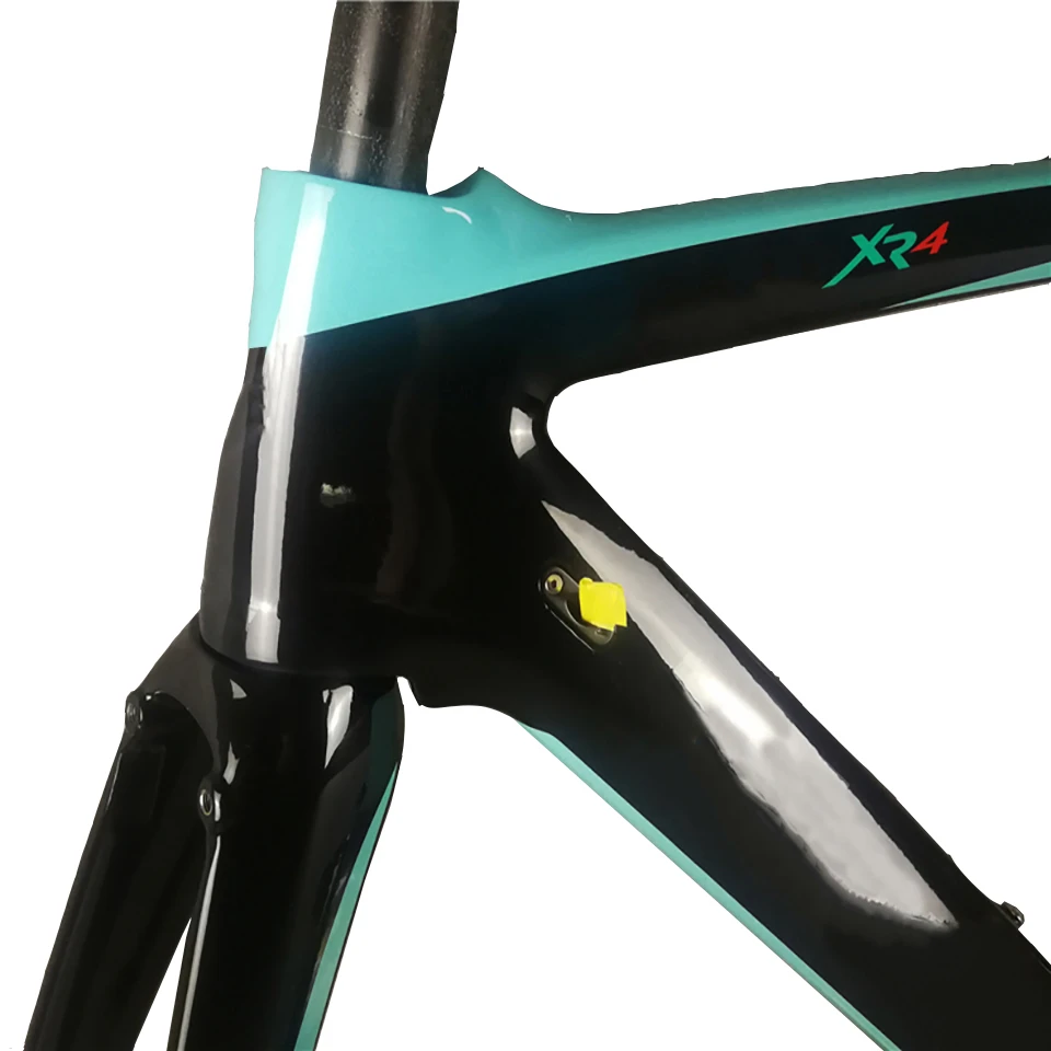 Cuadro fibra de carbono para bicicleta de carretera, Marco XR4, color negro y azul, BB386, 2022|Cuadro de bicicleta| - AliExpress