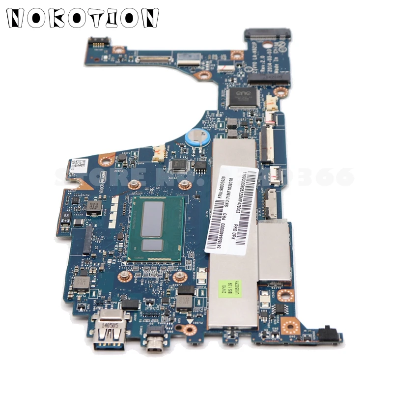 NOKOTION для Lenovo yoga 2 13 материнская плата ноутбука ZIVY0 LA A921P дюймов SR1EN CPU I3 4010U 4 Гб