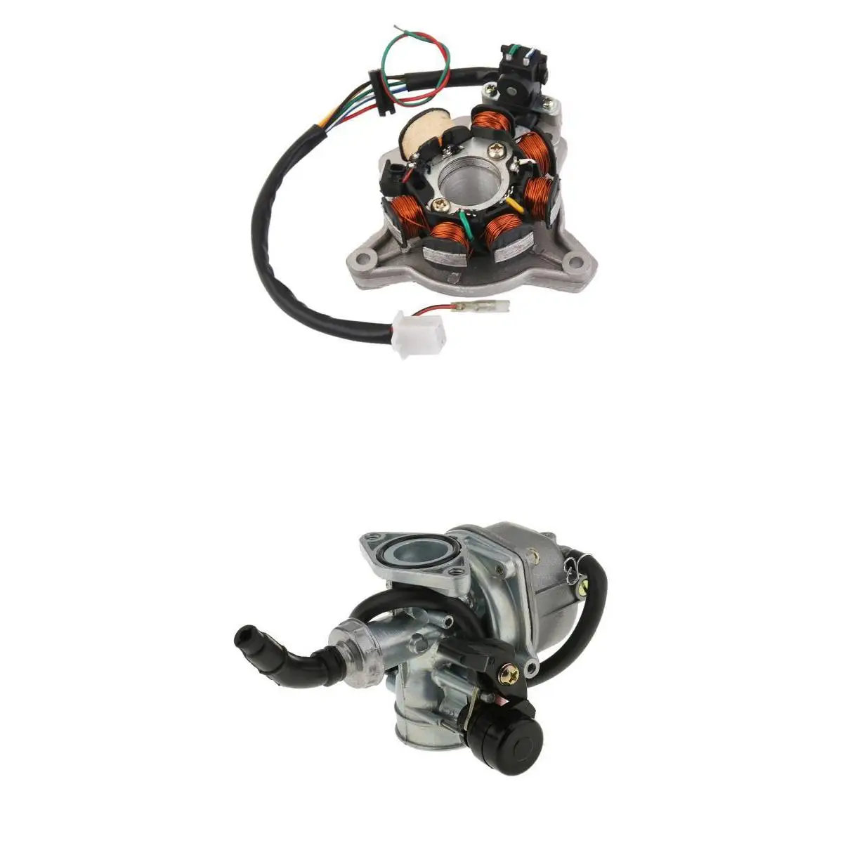 PZ 19 мм дроссель Карбюратор carb+ статор Магнето 7 1/2 катушки для CG 125cc ATV