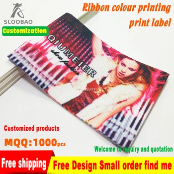 

Ribbon colour printing tto down-filled coat High-end women's wear Down Jackets wash care labels Made design white garment