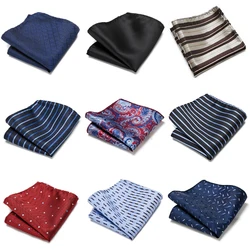 Accessoires de vêtements Paisley carrés de poche, fait à la main, nouveau style, vente d'usine, 9 pièces/lot 