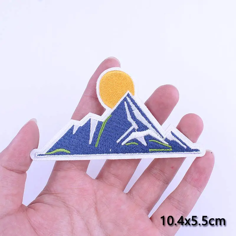 Buy Embroidered Patch Adventure Travel Patch Iron On Patches For Clothing  Mountains Space Nature Embroidery Patches Sticker Stripe Online - 360  Digitizing - Embroidery Designs