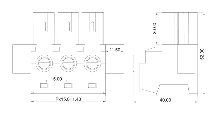 KF2EDGSKM 15,0 2 P~ 10P разъем PCB плагин клеммный блок 15,0 мм 2PIN~ 10PIN PC 35 HC STF 1762592 PHOENIX контакт DEGSON