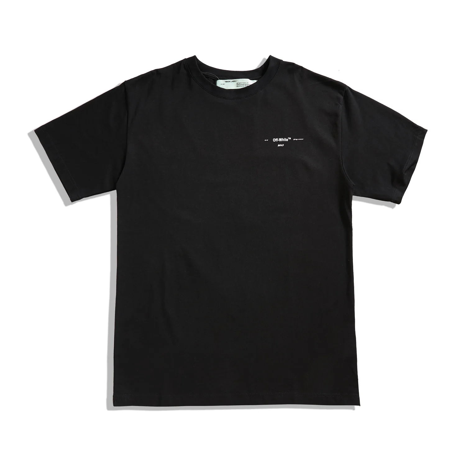 

Pure Ouma off White Popular Brand Monet Oil Painting Graffiti Arrowhead All-cotton T-shirt