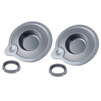 

NHBR-2 Pack Reusable Tight-Sealing Lid for Kitchen Aid K5GB 5 Quart Tilt-Head Stand Mixers Glass Bowl