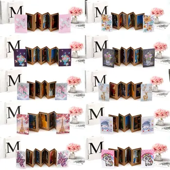 

DIY Special Shaped Diamond Painting Photo album Diamond Embroidery Mosaic Christmas Cards Postcards Birthday Xmas Gift