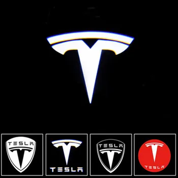 

For Tesla Model S Tesla Model 3 X Y Led Car Door Welcome Light logo Projector Laser lamp Ghost Shadow Door light Accessory