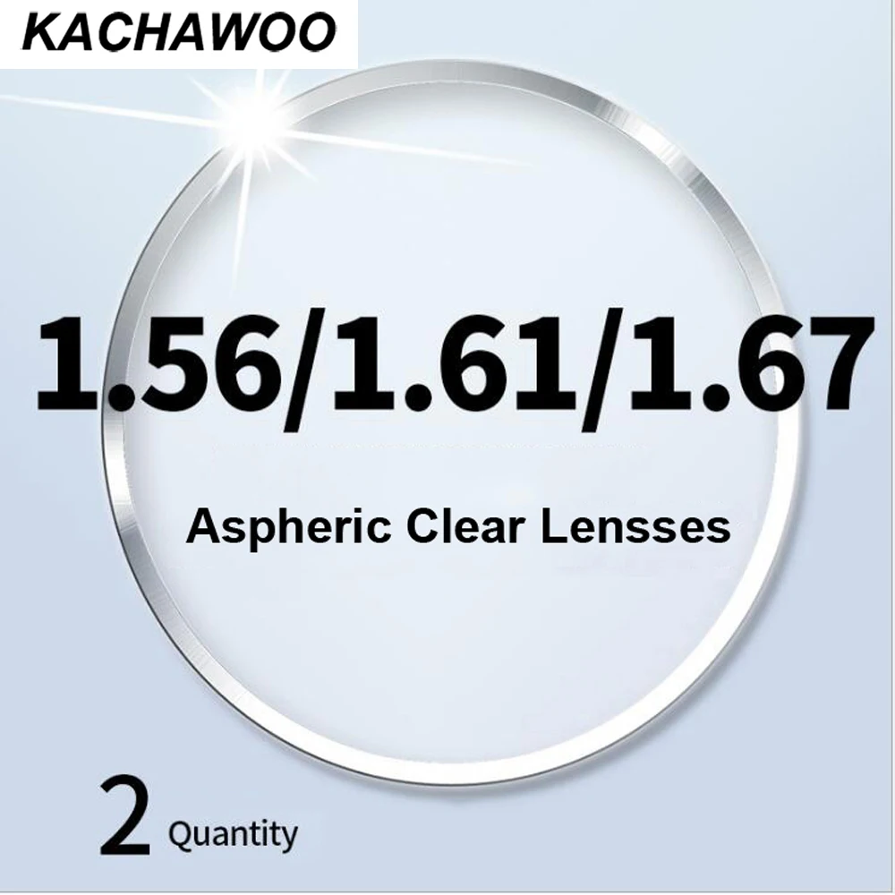 

Линзы для близорукости Kachawoo, асферические, CR-39, 1,56, 1,61, 1,67, 1,74, для дальнозоркости