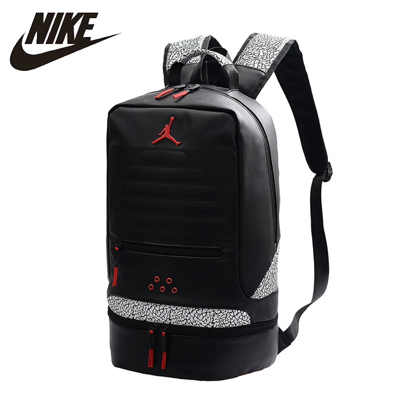 

Aj3 Both Shoulders Package Jordan Burst Lines Black And White First High Middle School Student A Bag Tide Card Outdoor Sport Men