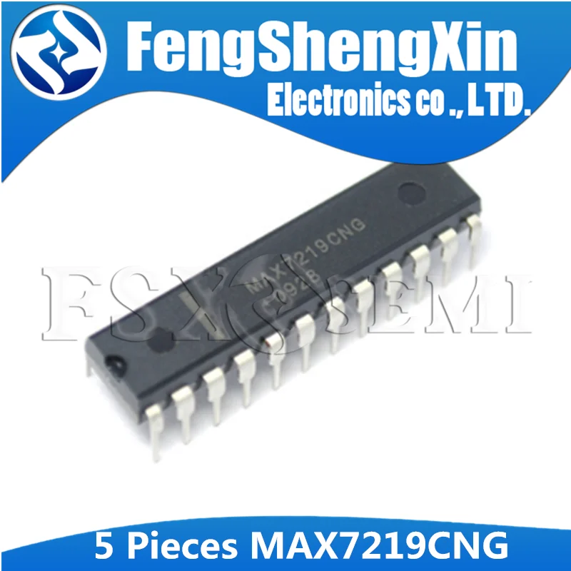 5pcs NEW MAX7219 MAX7219CNG LED Display Driver IC