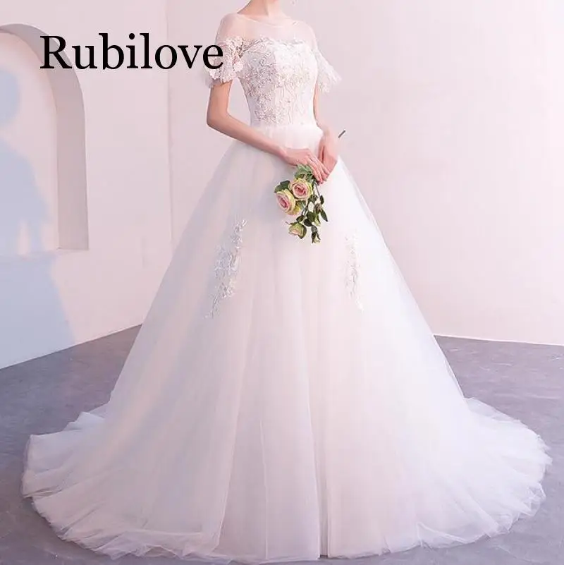 Rubilove корейский стиль маленький шлейф снов сена серия большой размер Qi тонкий Путешествия Платье Лето