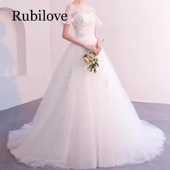 

Rubilove 2019 new princess Korean style small trailing dreams Sen series large size Qi thin slim travel dress summer