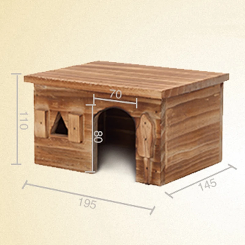 Легко-натуральное дерево прямоугольник маленькое животное домашнее животное хомяк кровать лето прохладно морская свинка для ежика, шиншиллы дом клетка-гнездо Hamste