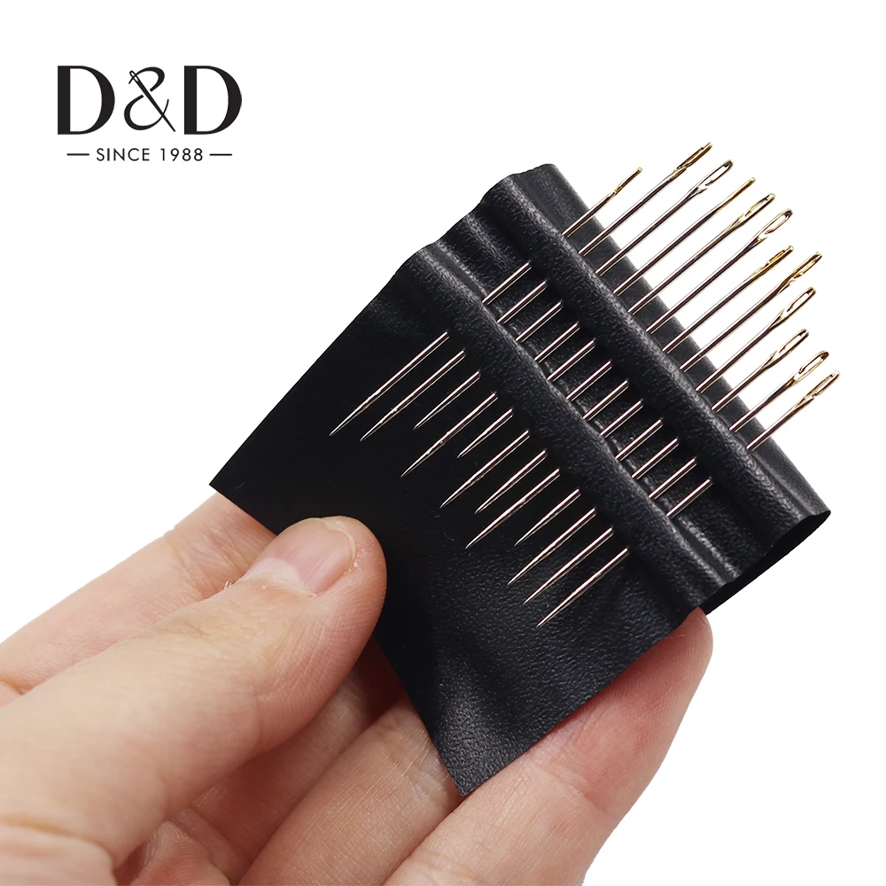 12/24 шт. Self Threading иглы бытовые швейные аксессуары DIY Инструменты двойное отверстие легко нить ручной иглы