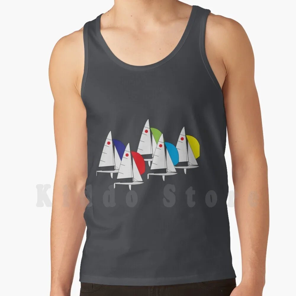 Fireball Barche A Vela Canotte Da Corsa Canottiera Senza Maniche Barca A Vela Marinaio Regata Barca A Vela Vela A Vela Dingy Beach Sea