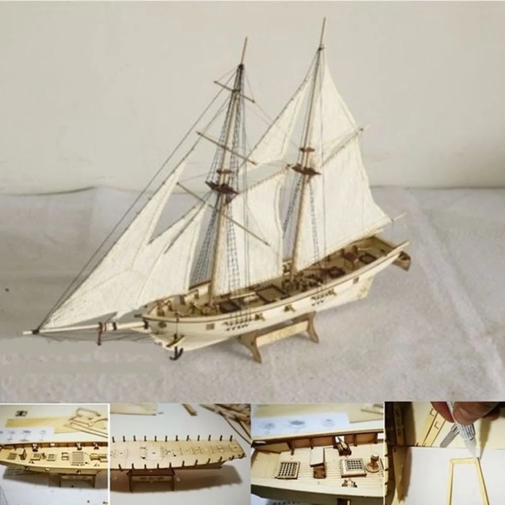 Модель парусника Scale DIY наборы моделей для сборки корабля миниатюрные деревянные