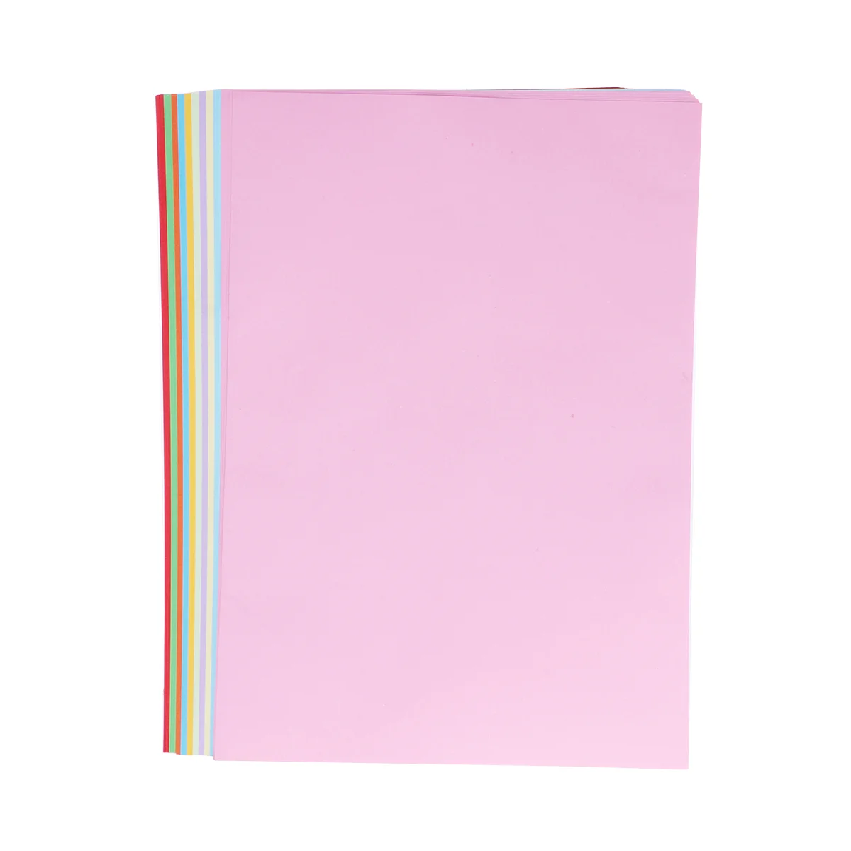 100PC Colored Paper Origami DIY Folding A4 Decals Kindergarten Hand Craft for Kids Children (Mixed 10 Color) |