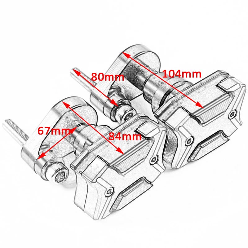 CNC алюминиевая рамка слайдер защита от Краш Pad протектор для Yamaha YZF R6 YZF600 R6 2008 2009 2010 2012 2013
