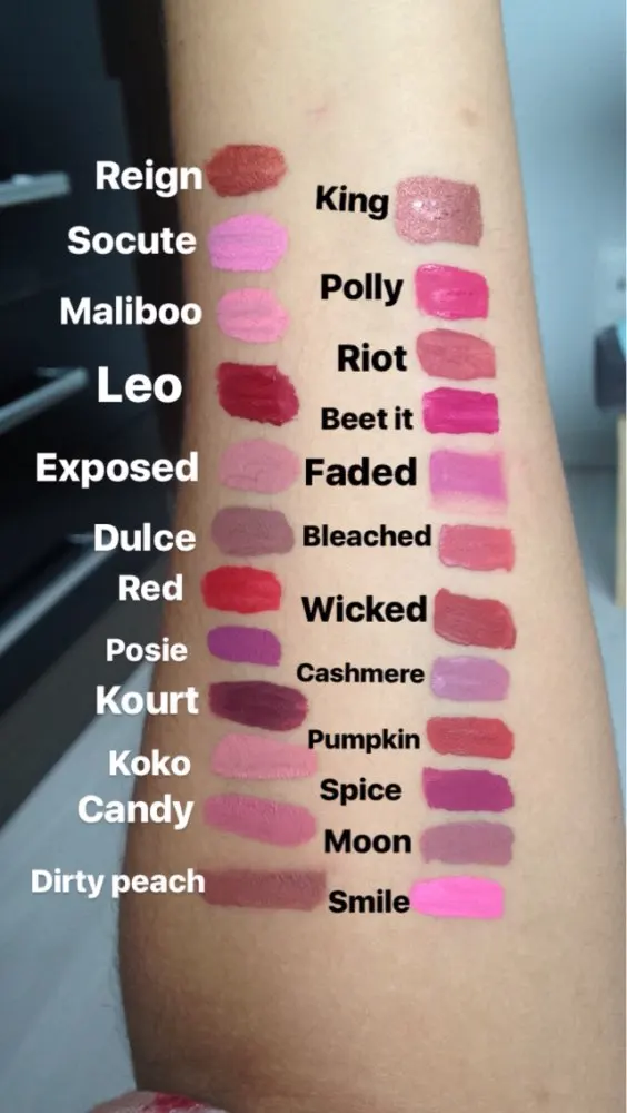 Красивые 18 Labiales Maquillaje Pintalabios Larga Duracion mate Макияж жидкая помада Maquiagem Профессиональный батом 24 Horas