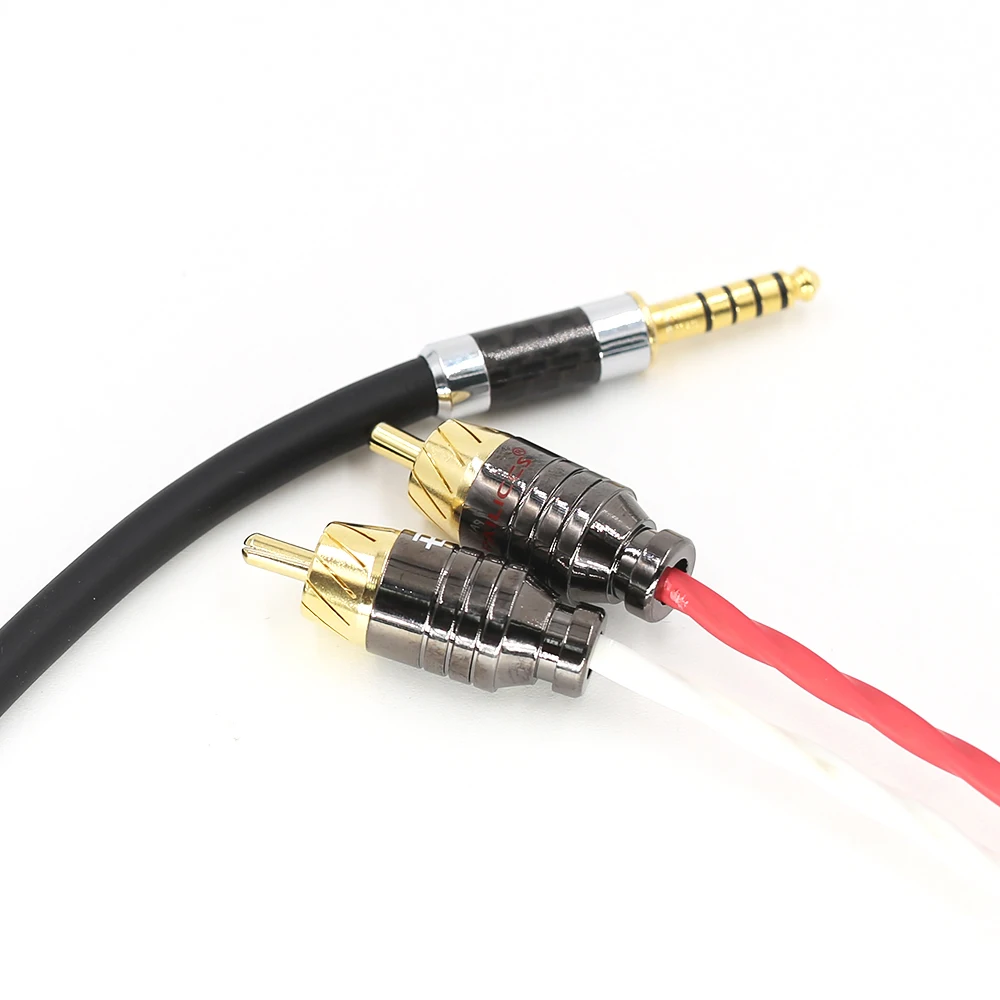 4,4 мм до 2 RCA Замена баланса Auido Обновление кабель Шнур звуковой кабель