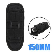 15 см, тактический нейлоновый фонарь с поворотом на 360 градусов, чехол-кобура, сумка на пояс для спорта на открытом воздухе, охоты