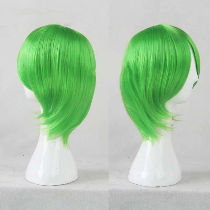 Акаме ga KILL! Ночной рейд Lubbock Iwasaki Minami Косплей парики синтетические волосы костюм Зеленый короткие волосы с бесплатной шапкой парик