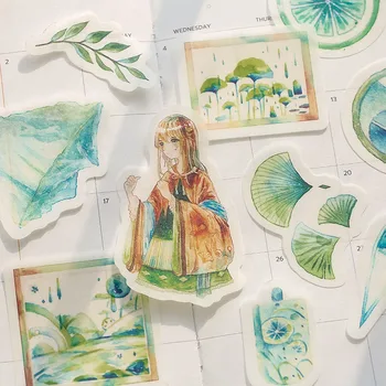 

40Pcs Cute Anime Stickers Kawaii Decor Stickers Paper Adhesive Sticker For Kids Scrapbooking Diary Supplies Creative Stationery